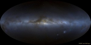 Panorama de todo o céu criado por Axel Mellinger a partir de 3.000 imagens.