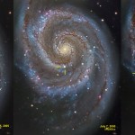 M51SNe_3panel_gabany1 Crédito: Jay Gabany