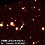 comet-c2011L4-panstarrs-first-photo
