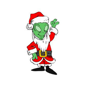 alien santa