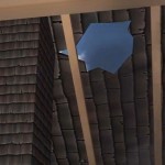 hole in ceiling