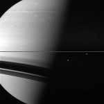Saturno_Tetis_Dione_CB2_WAC_ISS_Cassini_110412