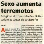 sexo e terramotos