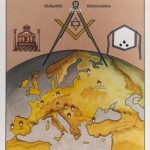 Poster nº 64 da série intitulada "Erblehre und Rassenkunde" (Teoria de Hereditariedade e Higiena Racial), publicada pela Verlag fuer nationale Literatur (Editora para a Literatura Nacional), Stuttgart, ca. 1935. (Crédito: autor anónimo)
