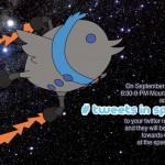 tweets in space