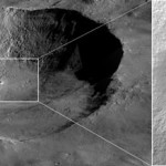 Local onde parece haver evaporação de uma substância que pode ser água. Crédito: NASA/JPL-Caltech/UCLA/MPS/DLR/IDA/JHUAPL