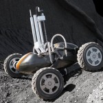 Este é o rover lunar Scarab que está a ser desenvolvido pelo Instituto de Robótica do Carnegie Mellon