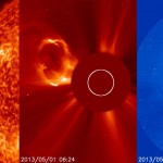 ejeccao_massa_coronal_SDO_SOHO_010513