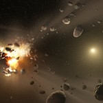 formacao_familia_asteroides_art_NASA