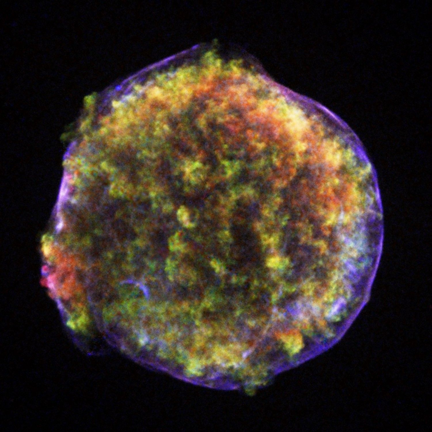 Chandra Observa Expansão Do Remanescente Da Supernova De 1572